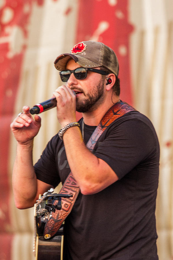 Music Photograph - Tyler Farr on Stage by Mike Burgquist