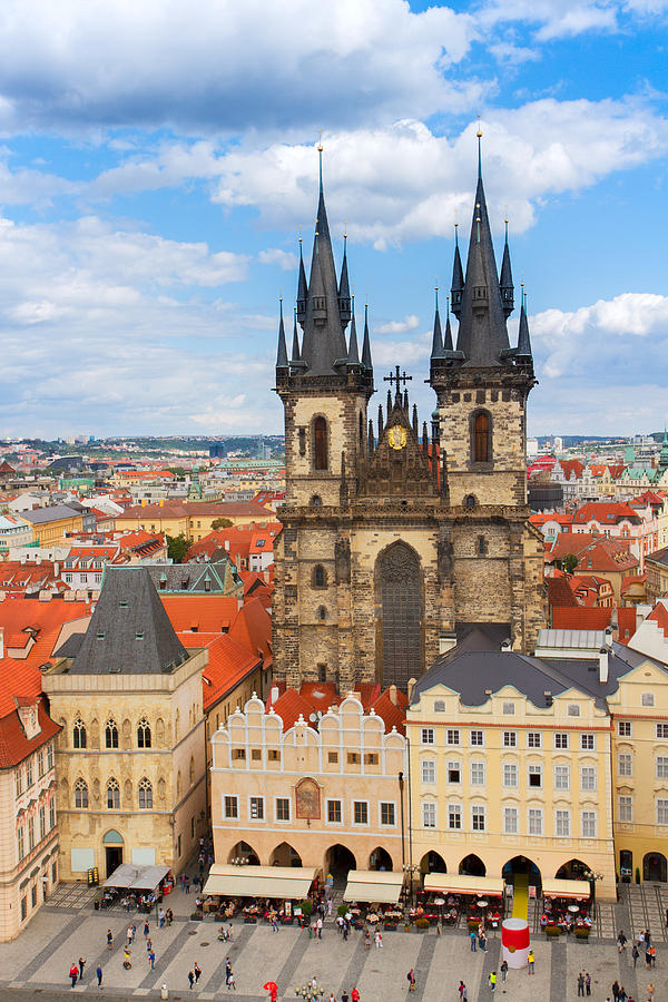 Tyn Cathedral In Prague Photograph
