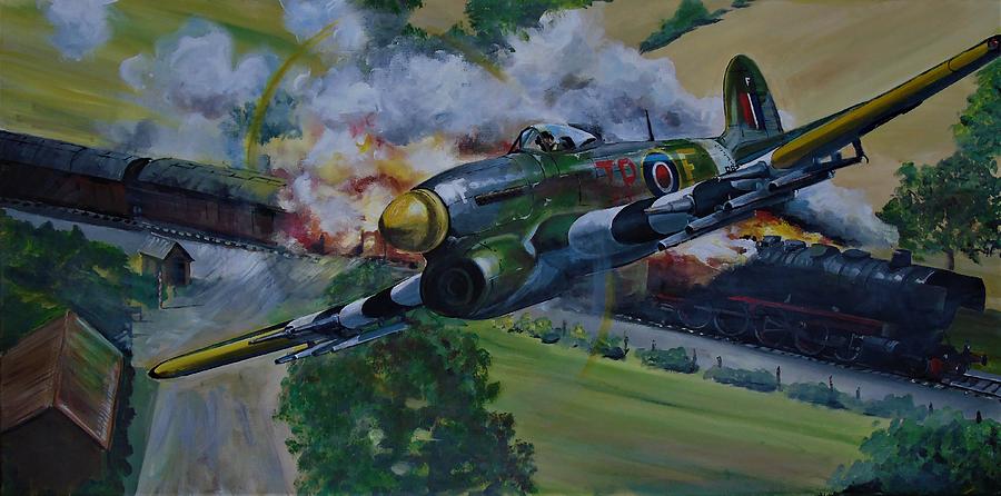 Typhoon Fury Painting by Terence R Rogers