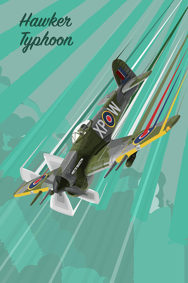 Typhoon Pop Art Digital Art by Airpower Art