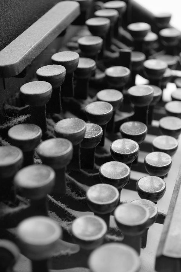 Typewriter Photograph - Typist 2 by Katie Miller
