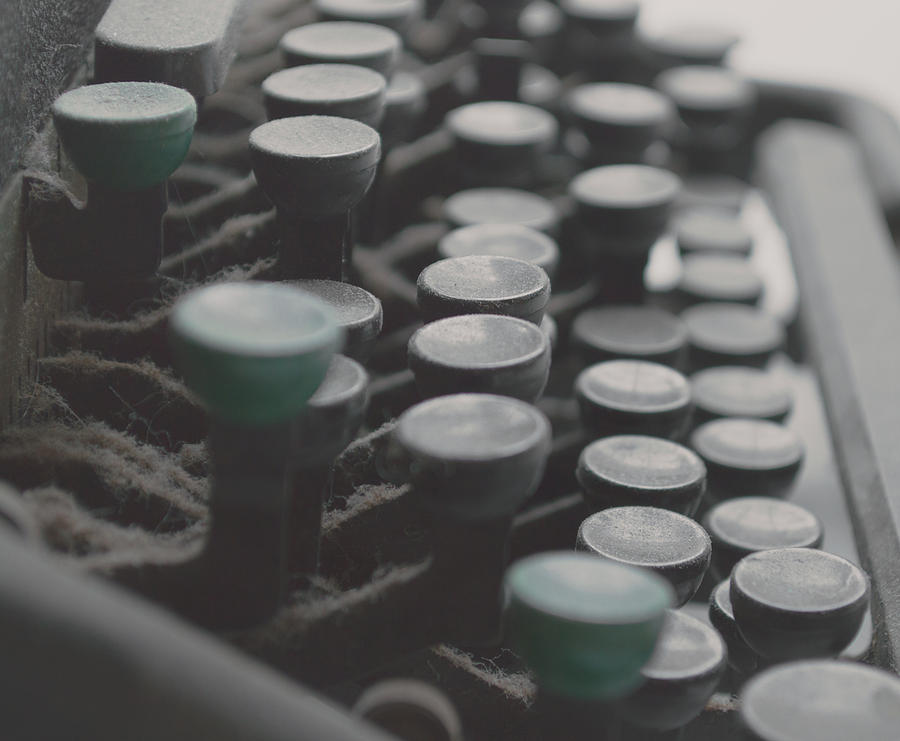 Typewriter Photograph - Typist by Katie Miller