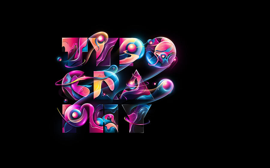 Typography Digital Art - Typography by Maye Loeser