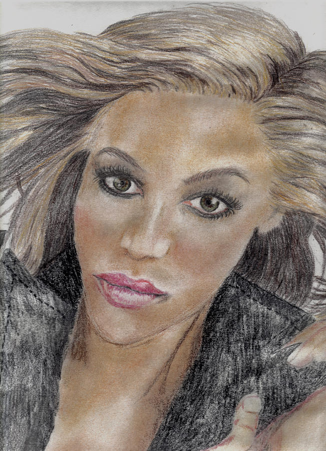 Portrait Drawing - Tyra Banks by Thomasina Marks