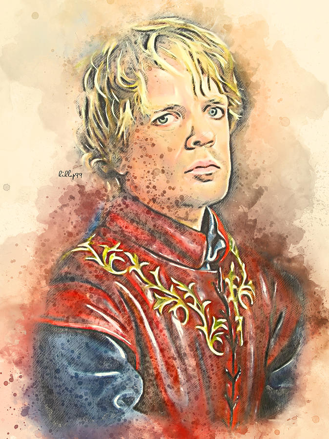Tyrion Lannister portrait Mixed Media by Nenad Vasic