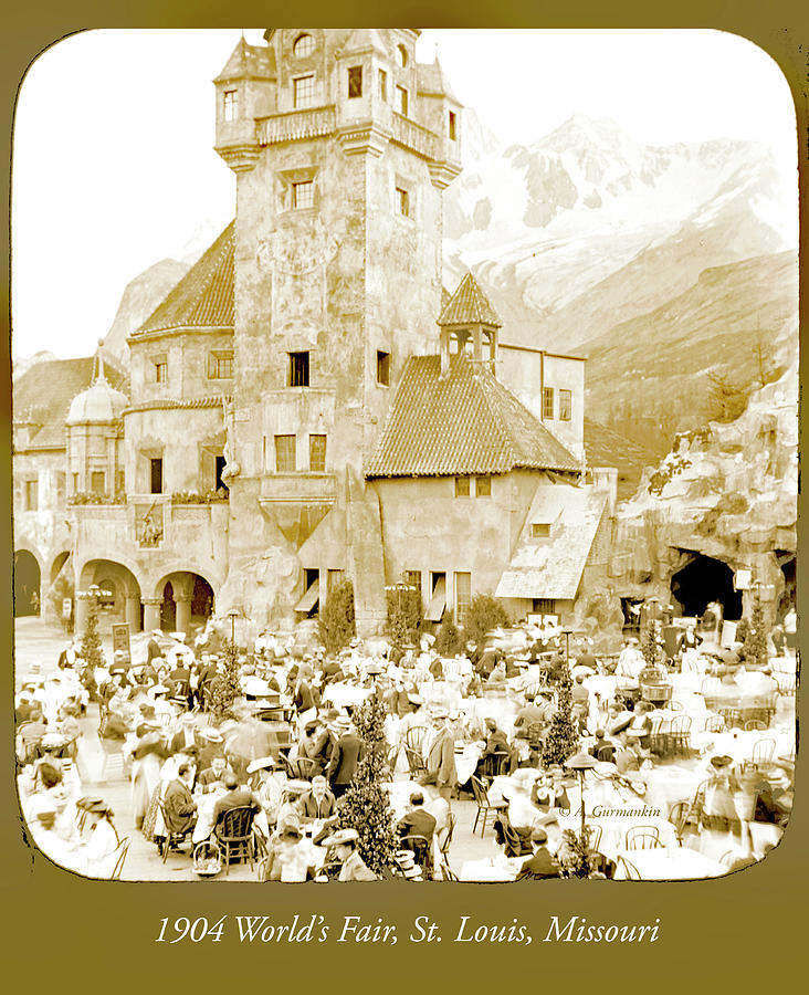 Tyrolean Apls Palace, 1904 Worlds Fair Photograph by A Macarthur Gurmankin
