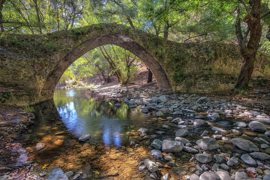 Tzelefos Bridge - Cyprus Photograph by Joana Kruse