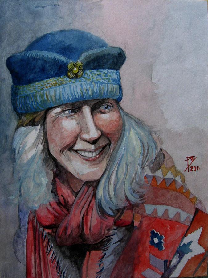 Tziganya Gypsy Lady Painting by Ray Agius
