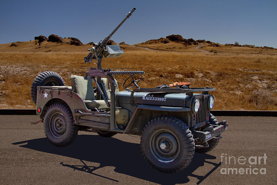 U S Army Jeep With Machine Gun Photograph By Nick Gray Pixels