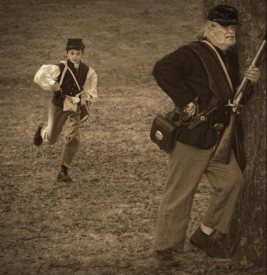 American Civil War Union Soldiers Scott & Nash Ohio USA 6x5 Inch Reprint Photo