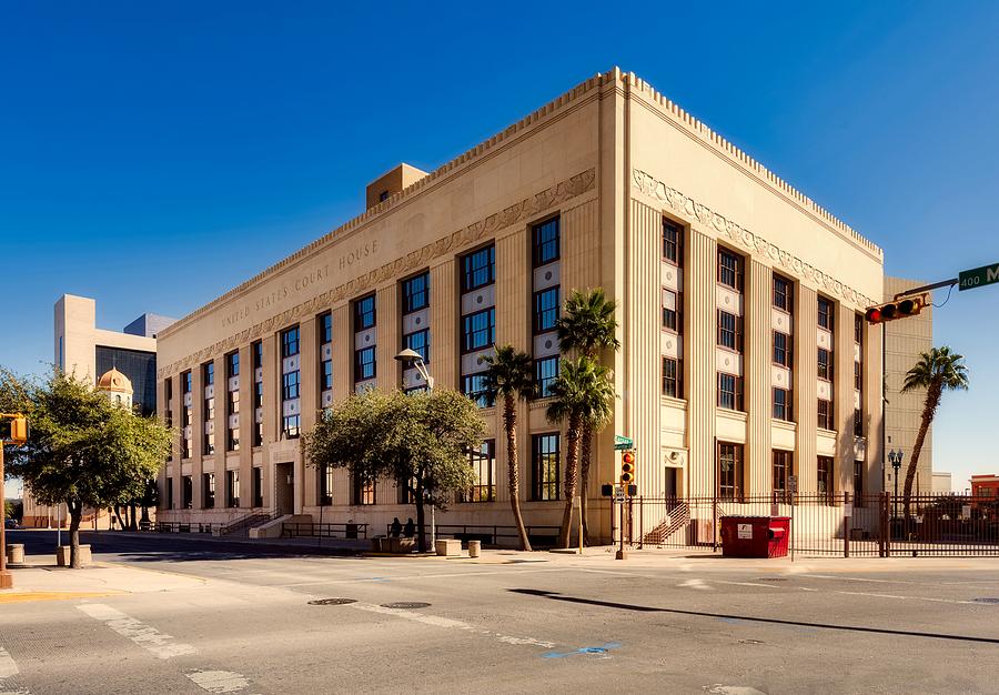 U S Courthouse El Paso Photograph by Mountain Dreams Fine Art America