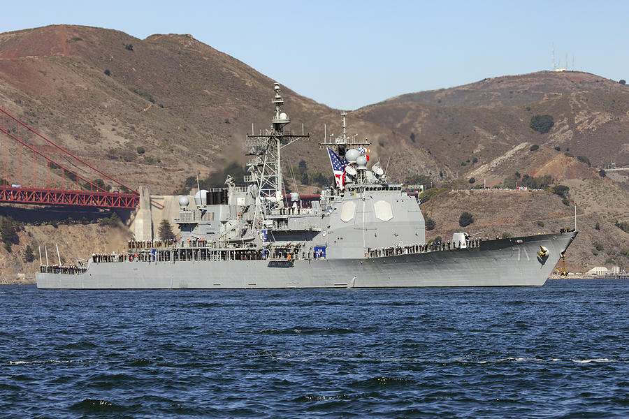 U S S Ross DDG-71 Photograph by Rick Pisio