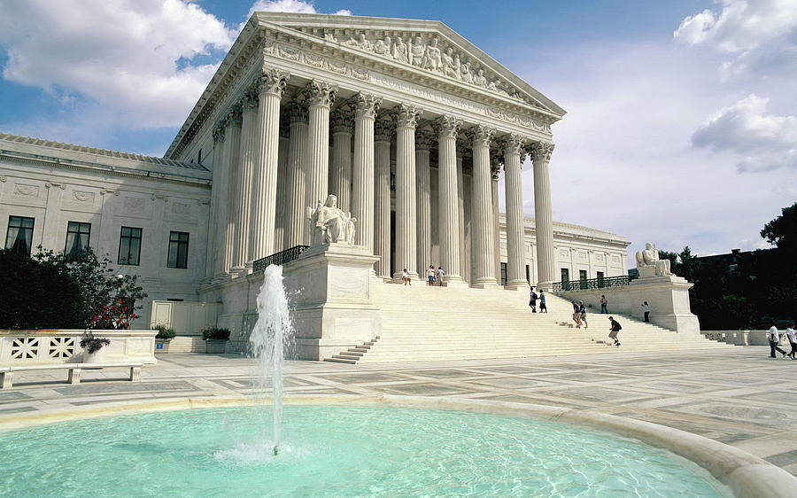 Architecture Digital Art - U. S. Supreme Court by Maye Loeser