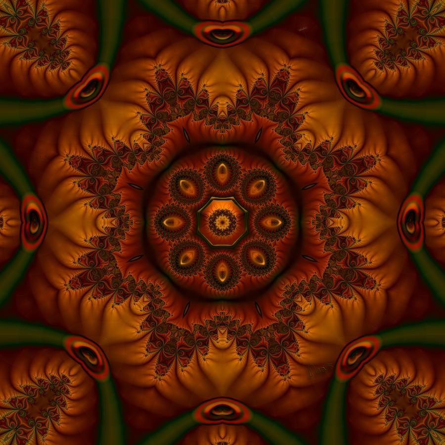 u046-d Quartetweaks Of An 8-Petaled Mandalwork 4 Digital Art by Drasko ...