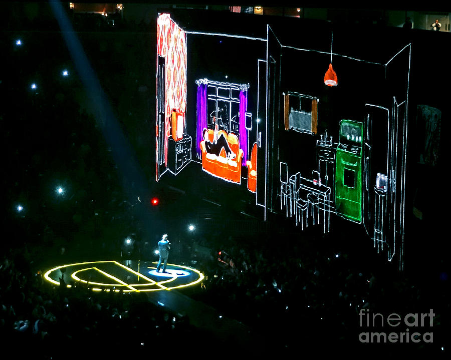 U2 Innocence And Experience Tour 2015 Opening At San Jose. 5 Photograph by Tanya Filichkin