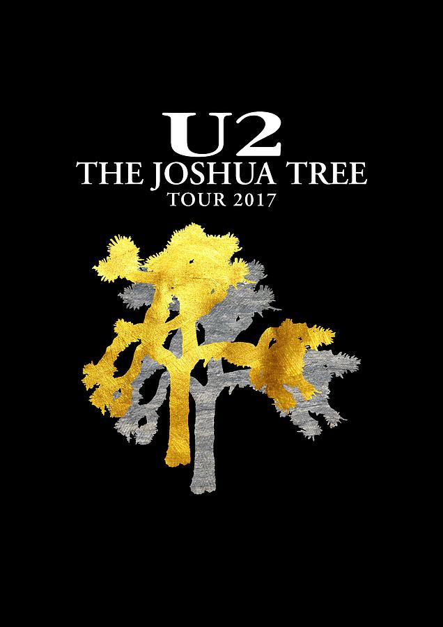 U2 Digital Art - U2 Joshua Tree by Raisya Irawan