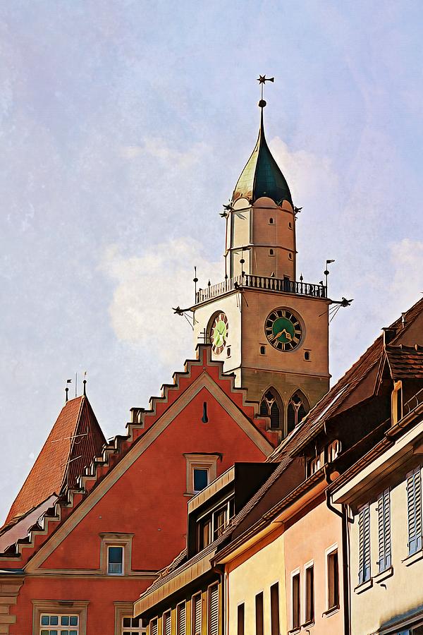 Uberlingen roofs Photograph by Tatiana Travelways