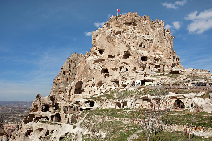 Uchisar Castle in Cappadocia Photograph by Aivar Mikko