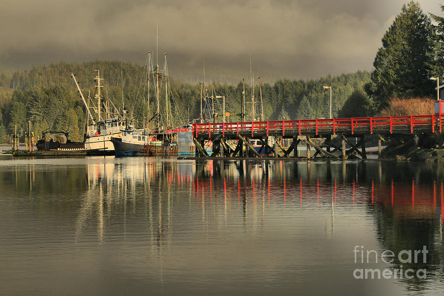Ucluelet Commerical Fishing Trawlers Photograph by Adam Jewell