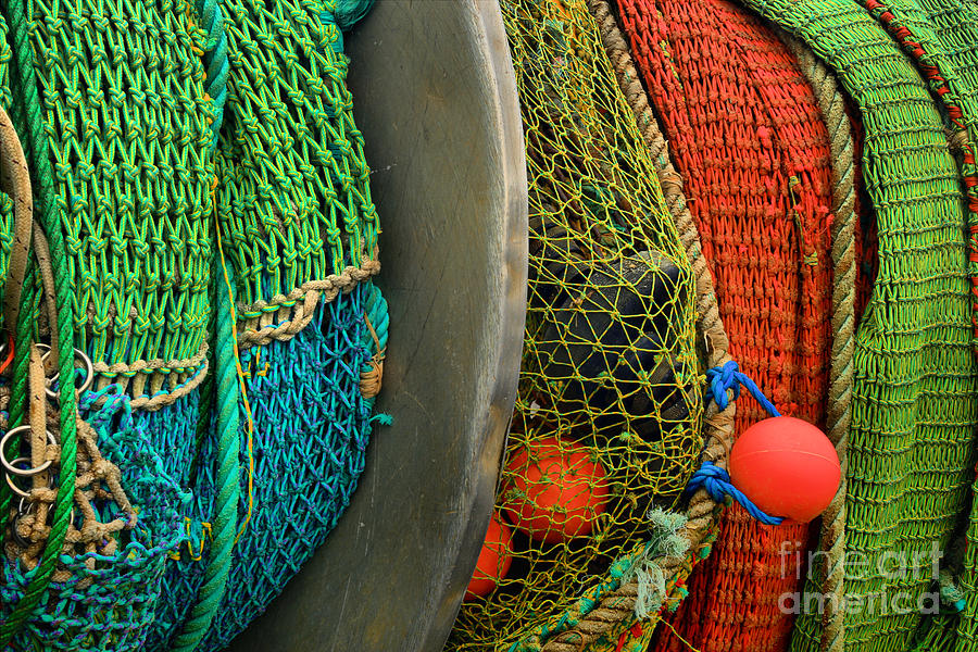 Ucluelet Fishing Nets Photograph by Adam Jewell