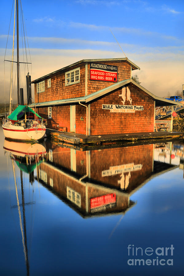Ucluelet Floathouse Portrait Photograph by Adam Jewell