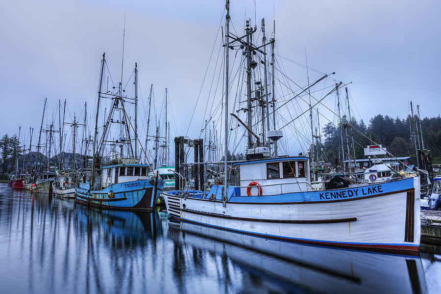 Ucluelet Harbour  Photograph by Mark Kiver