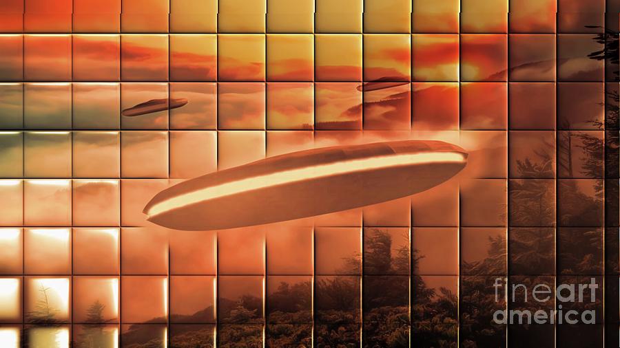 Ufo Alien Ship Digital Art