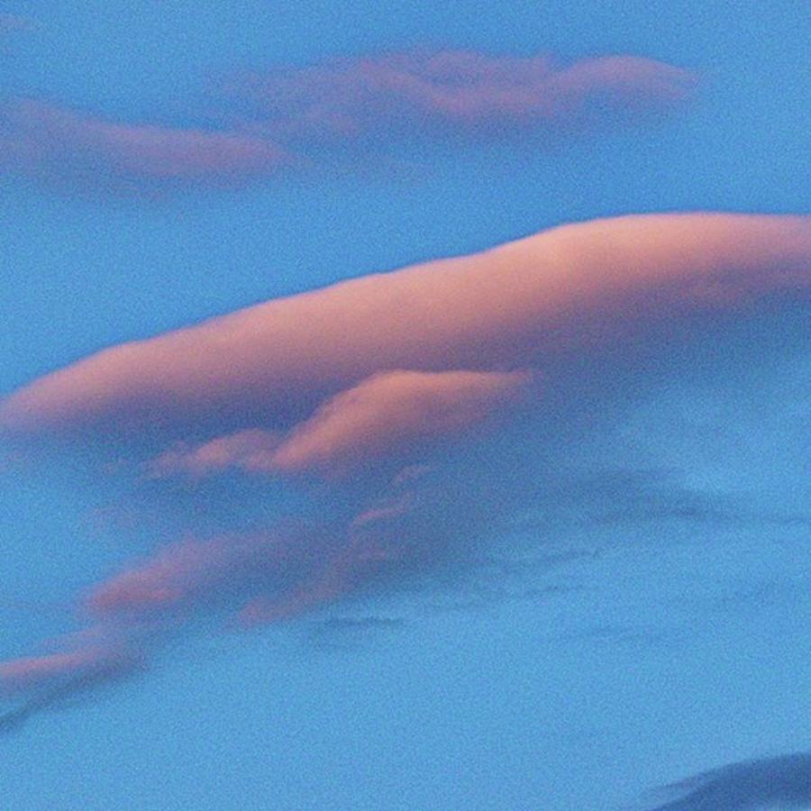Summer Photograph - Ufo Shape Cloud #clouds #cloudcape by Emmanuel Varnas