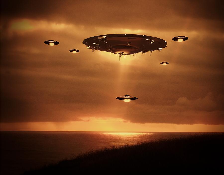 Fantasy Photograph - UFO Sighting #15 by Esoterica Art Agency