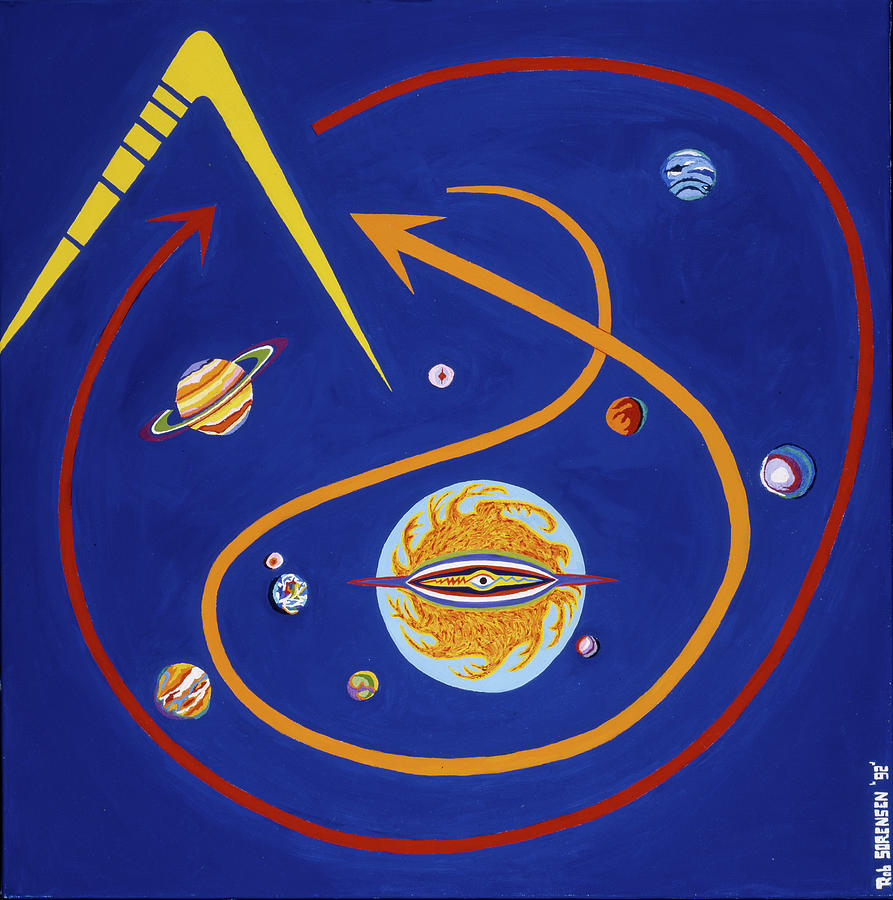 UFO Universe Painting by Robert SORENSEN