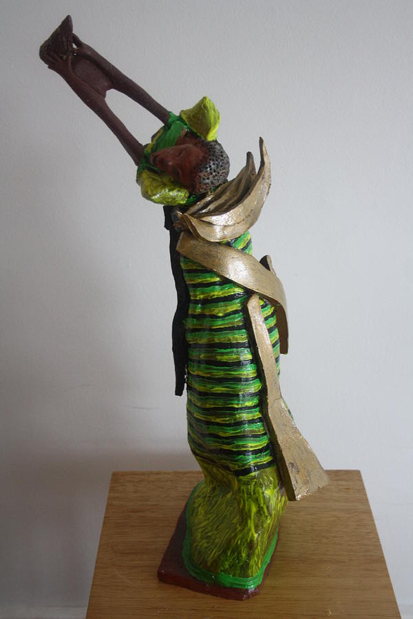 Uganda dancer Sculpture by Gloria Ssali