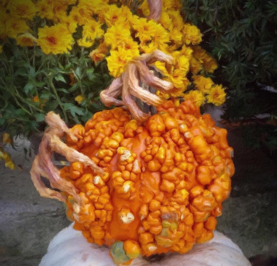 Ugly Pumpkin Hands Photograph by Diane Lindon Coy