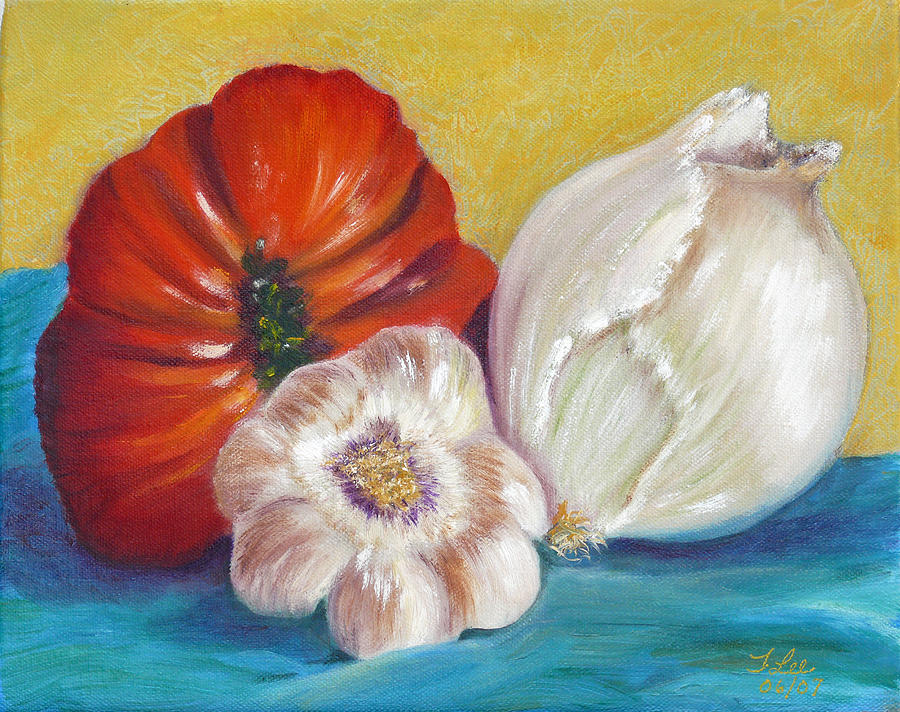 Ugly Tomato Painting by Tracie L Hawkins
