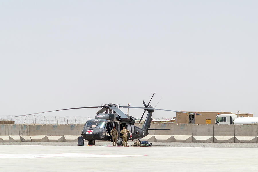 UH-60 MEDEVAC Prep Photograph by SR Green