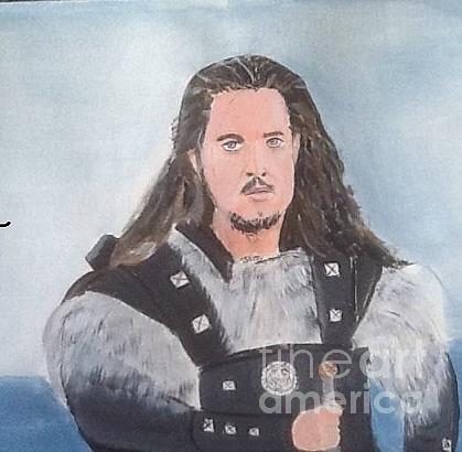Uhtred - Last Kingdom Painting by Audrey Pollitt