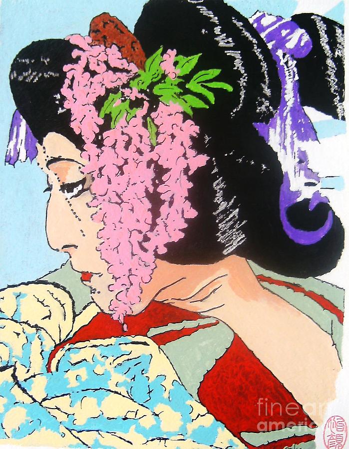Ukiyo sekai ichi  Painting by Thea Recuerdo