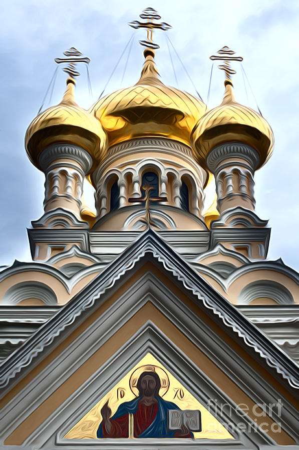 Ukrainian church Photograph by Andrew Michael