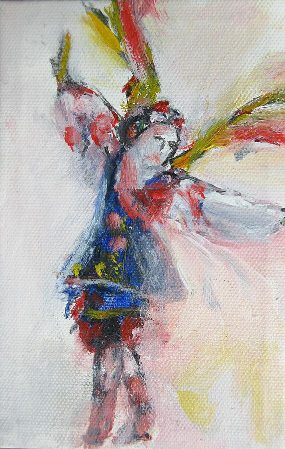 Ukraine Painting - Ukrainian Dancer by Denice Palanuk Wilson