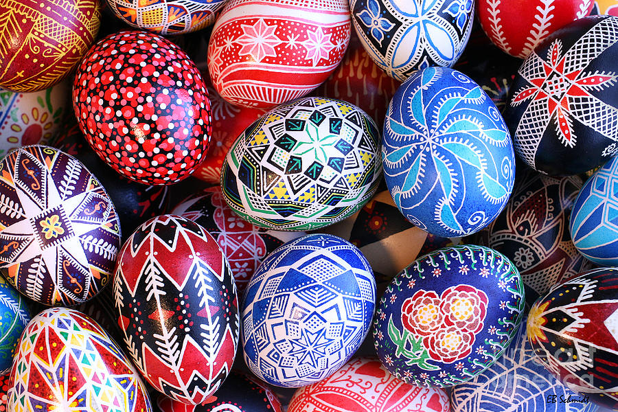 Ukrainian Easter Eggs Photograph by E B Schmidt