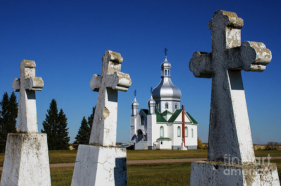 Ukrainian Orthodox Church Saskatchewan Canada Photograph by Bob Christopher