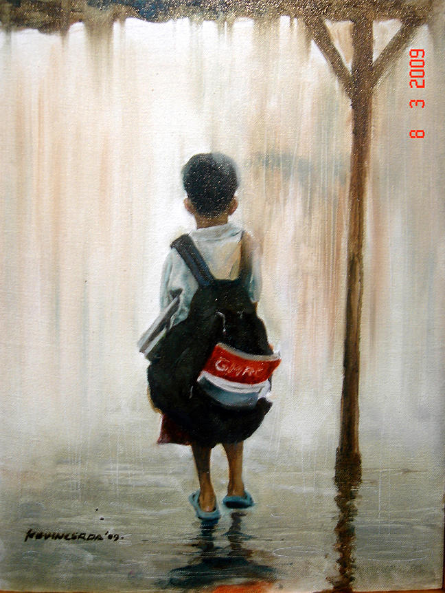Rain Painting - Ulan by Son Of Cerda