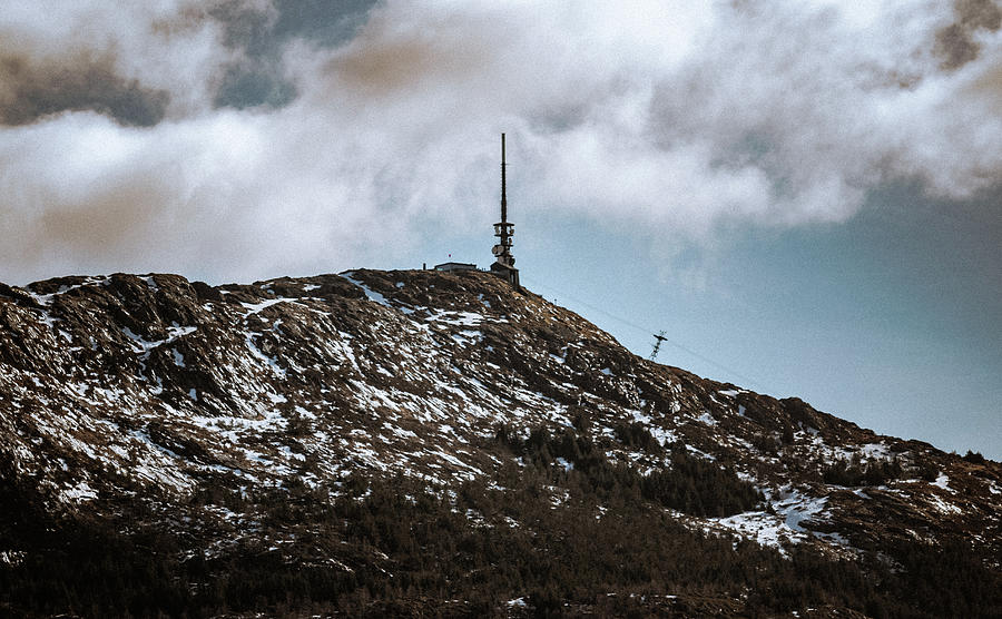 Ulriken Radio Tower Bergen Norway Photograph by Adam Rainoff