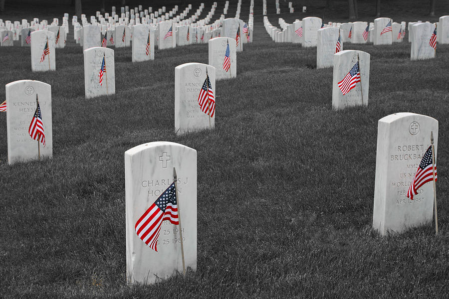 Flag Photograph - Ultimate Sacrifice  by Susan McMenamin
