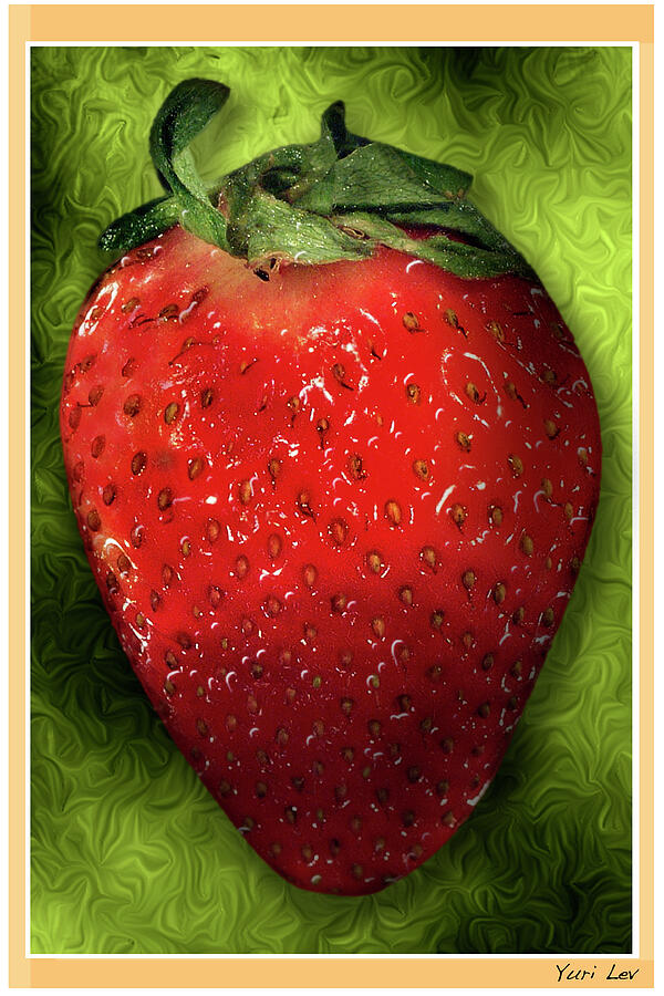 Juice Photograph - Ultimate Strawberry by Yuri Lev