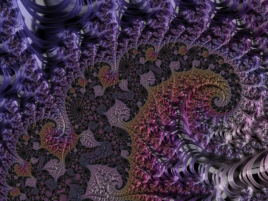 Ultra Leaf Spiral Digital Art by Paisley OFarrell
