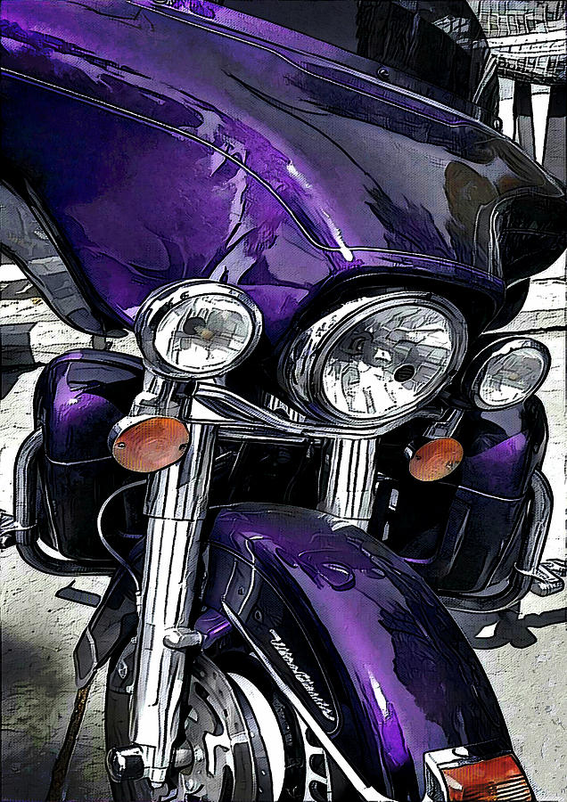 Ultra Purple Digital Art by David Manlove