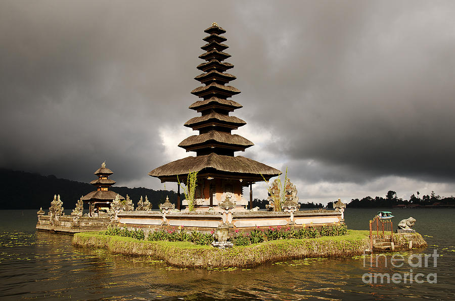 Cool Photograph - Ulu Danu Temple by Steve Rosenberg - Printscapes