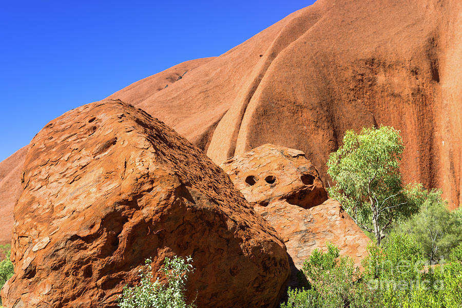 Uluru close up detail Photograph by Andrew Michael