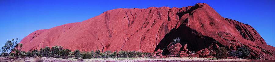 Uluru Panorama 2 Australian Outback Photograph by Lawrence S Richardson Jr