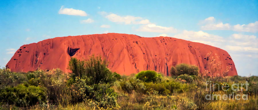 Uluru Photograph by Suzanne Luft